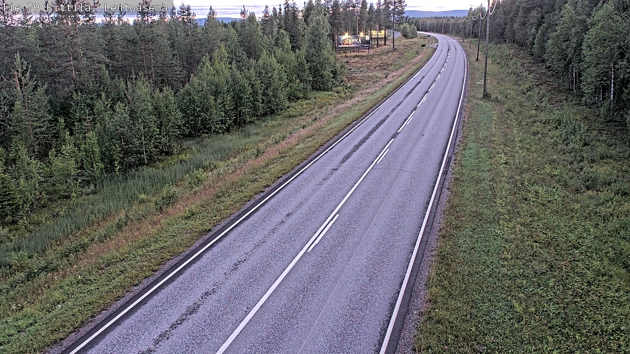 Kelikamerat Kuva Tie 79 Kittilä, Lentoasema, Kittilä, Lappi