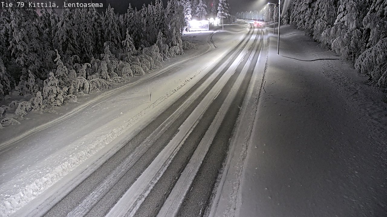 Kelikamerat Kuva Tie 79 Kittilä, Lentoasema, Kittilä, Lappi