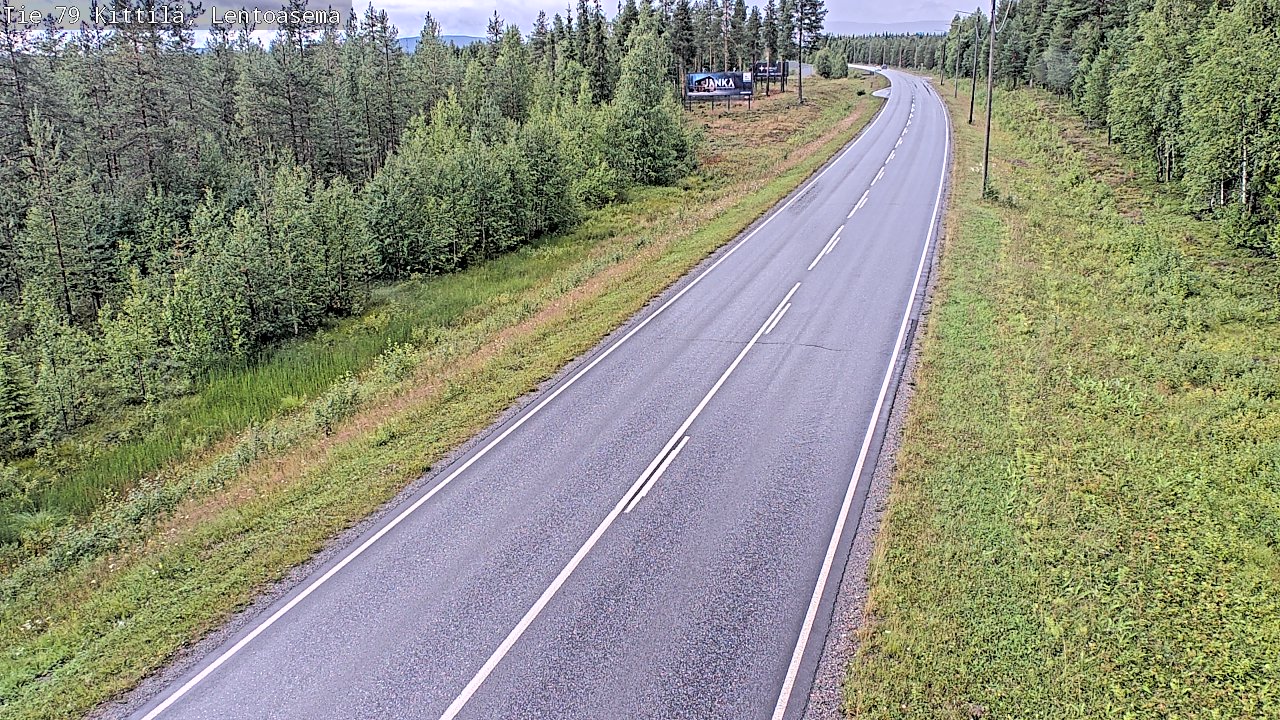 Kelikamerat Kuva Tie 79 Kittilä, Lentoasema, Kittilä, Lappi