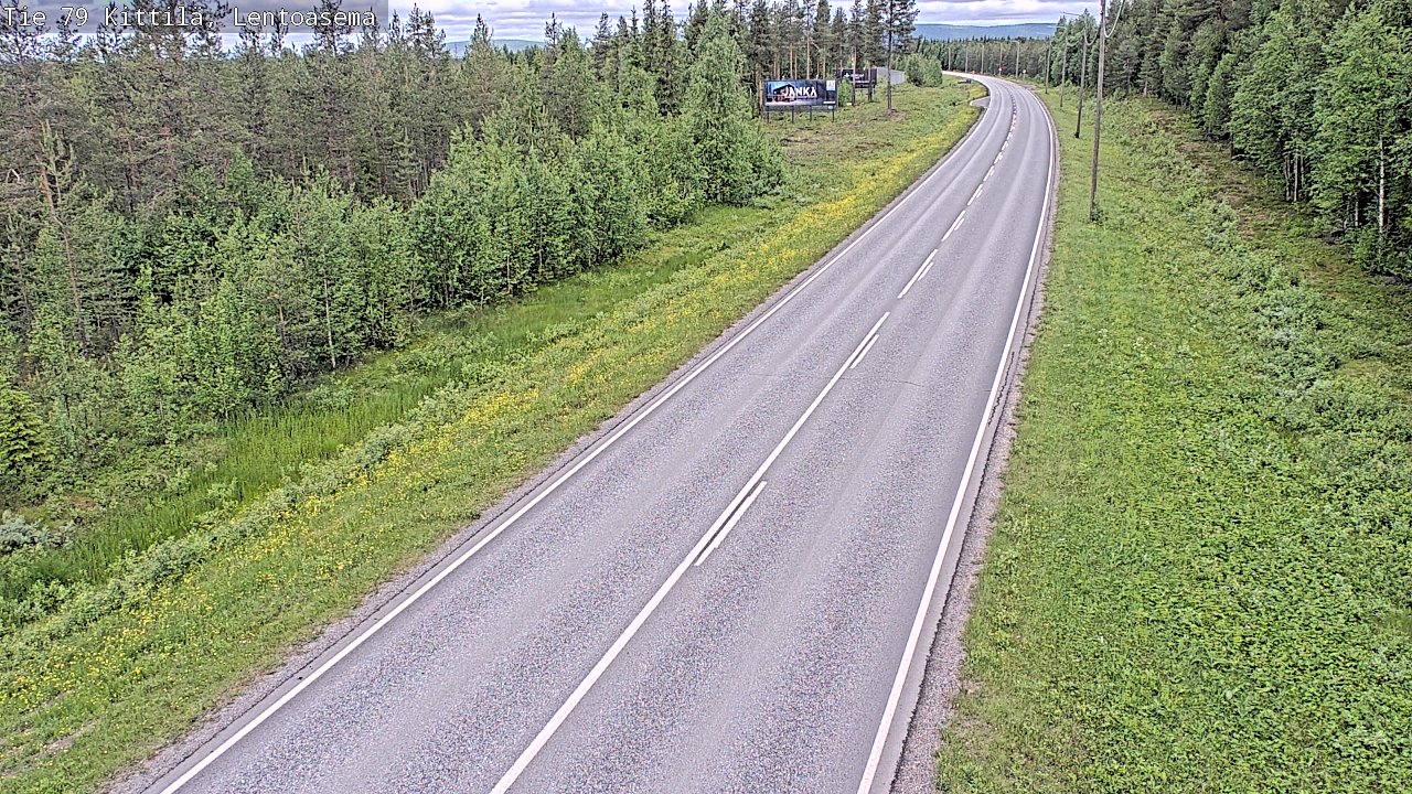 Kelikamerat Kuva Tie 79 Kittilä, Lentoasema, Kittilä, Lappi