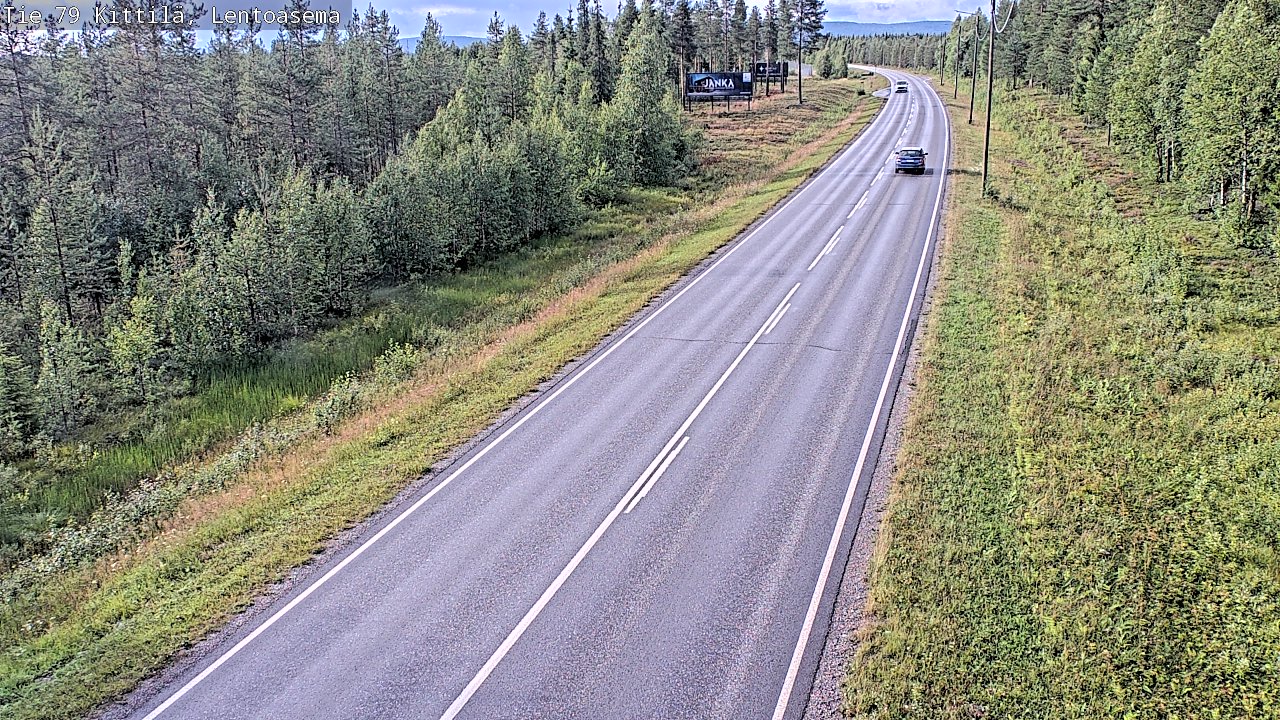 Kelikamerat Kuva Tie 79 Kittilä, Lentoasema, Kittilä, Lappi