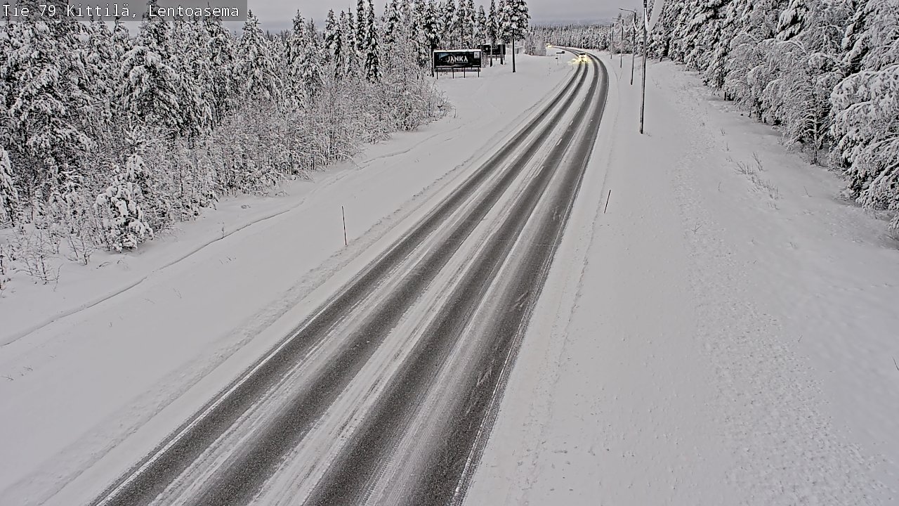Weather Camera Image Road 79 Kittilä, Lentoasema, Kittilä, Lappi
