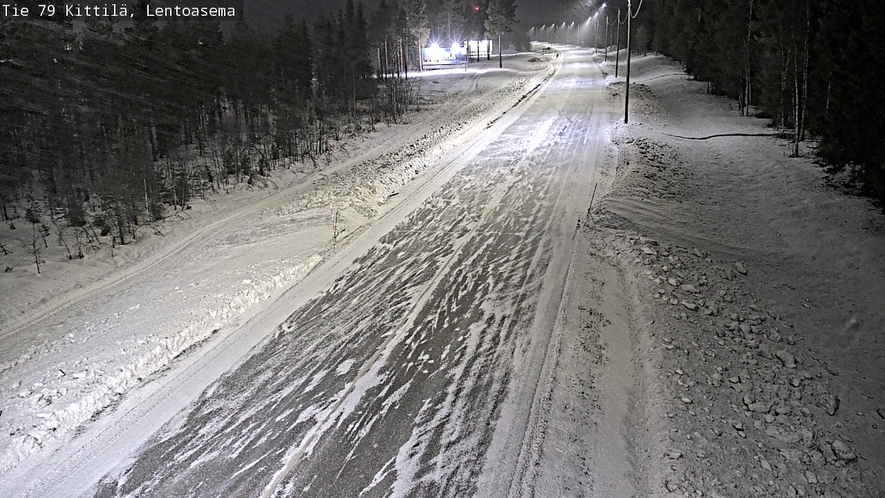 Kelikamerat Kuva Tie 79 Kittilä, Lentoasema, Kittilä, Lappi