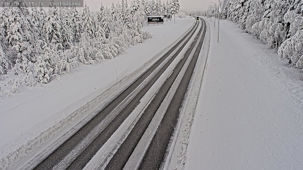 Weather Camera Image Road 79 Kittilä, Lentoasema, Kittilä, Lappi