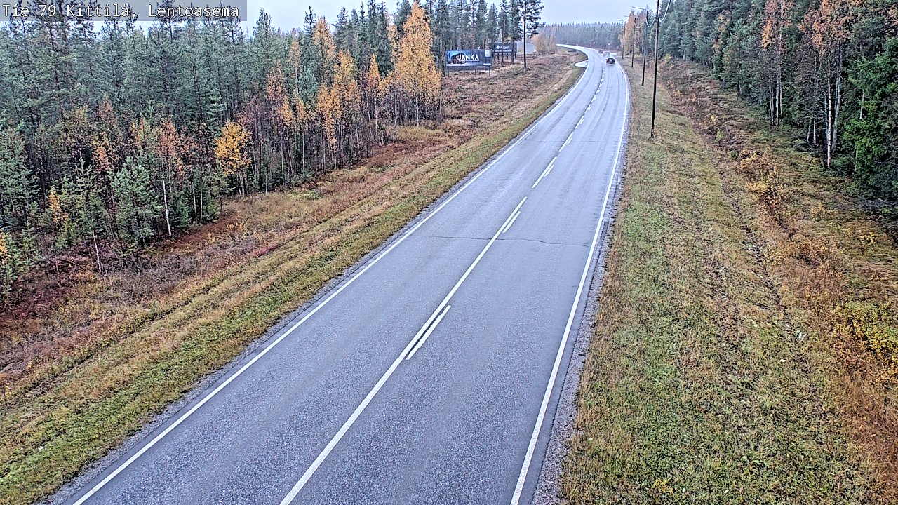 Kelikamerat Kuva Tie 79 Kittilä, Lentoasema, Kittilä, Lappi