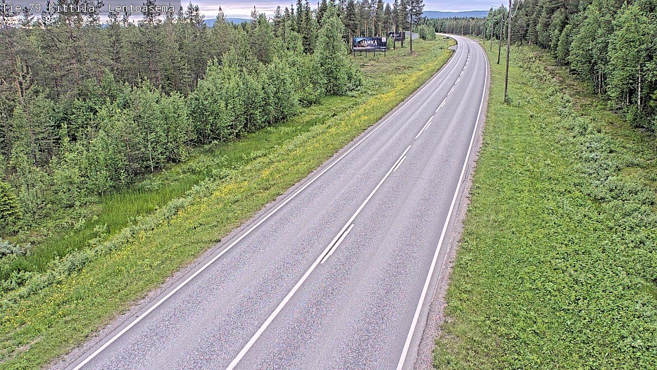 Kelikamerat Kuva Tie 79 Kittilä, Lentoasema, Kittilä, Lappi