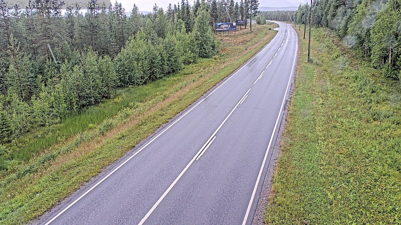 Kelikamerat Kuva Tie 79 Kittilä, Lentoasema, Kittilä, Lappi