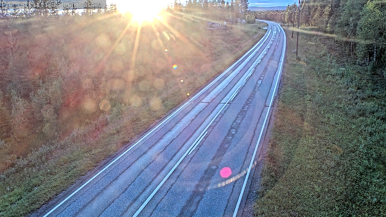 Kelikamerat Kuva Tie 79 Kittilä, Lentoasema, Kittilä, Lappi