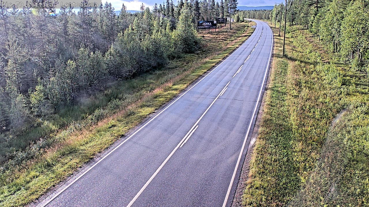 Kelikamerat Kuva Tie 79 Kittilä, Lentoasema, Kittilä, Lappi
