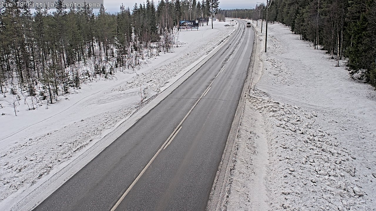 Kelikamerat Kuva Tie 79 Kittilä, Lentoasema, Kittilä, Lappi
