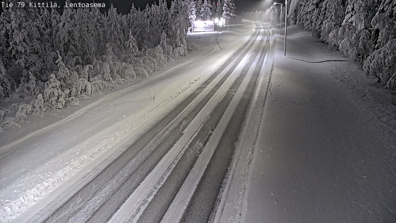 Kelikamerat Kuva Tie 79 Kittilä, Lentoasema, Kittilä, Lappi