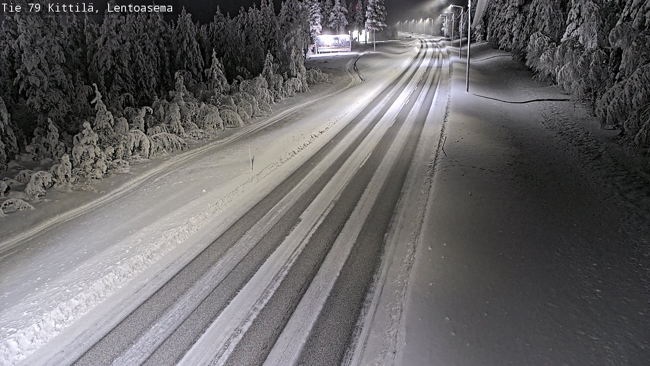 Kelikamerat Kuva Tie 79 Kittilä, Lentoasema, Kittilä, Lappi