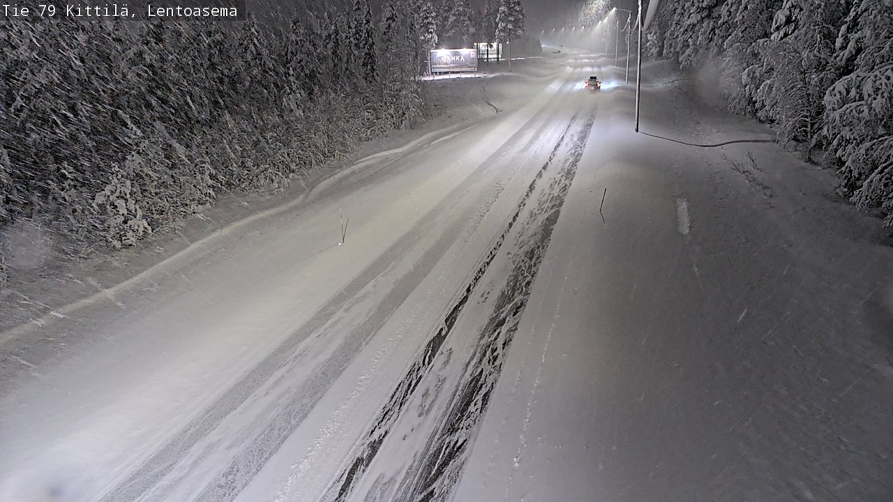 Weather Camera Image Road 79 Kittilä, Lentoasema, Kittilä, Lappi