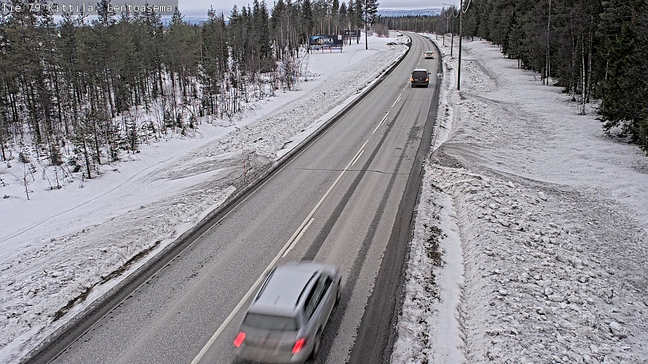 Kelikamerat Kuva Tie 79 Kittilä, Lentoasema, Kittilä, Lappi