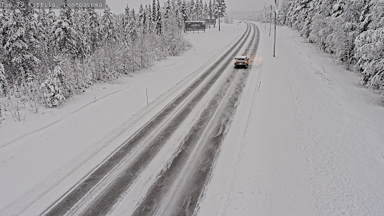 Weather Camera Image Road 79 Kittilä, Lentoasema, Kittilä, Lappi