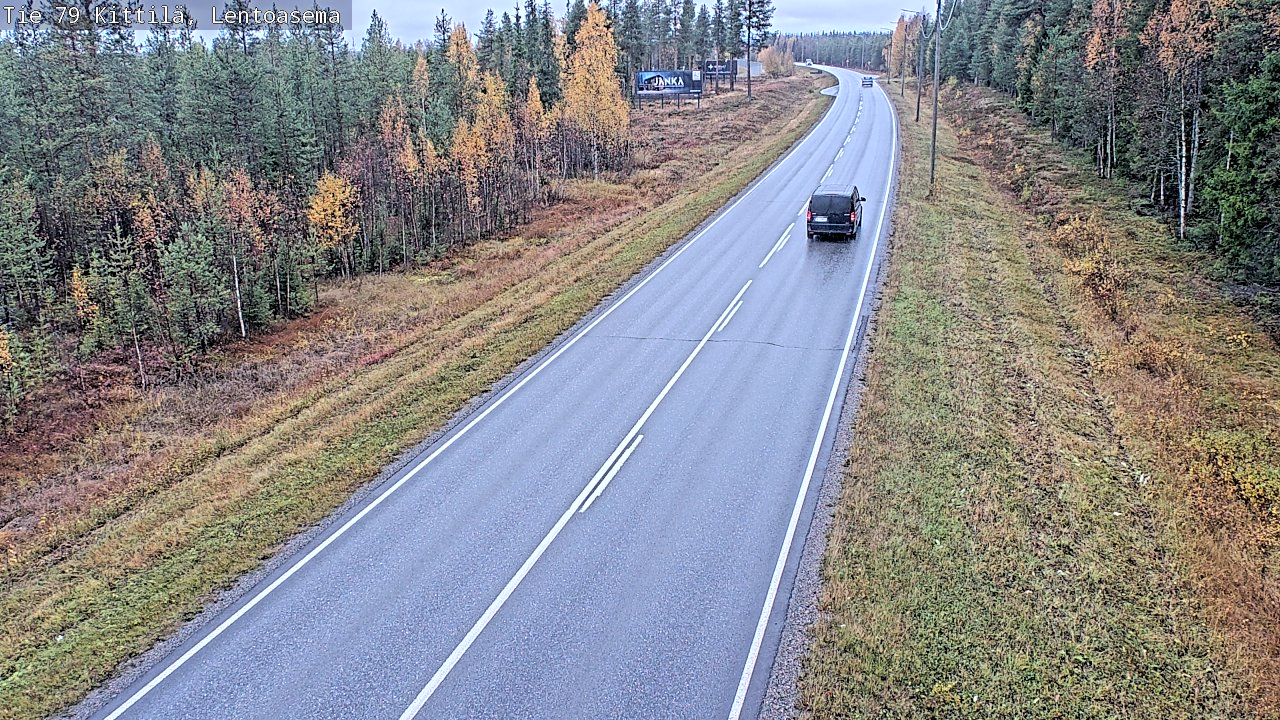 Kelikamerat Kuva Tie 79 Kittilä, Lentoasema, Kittilä, Lappi