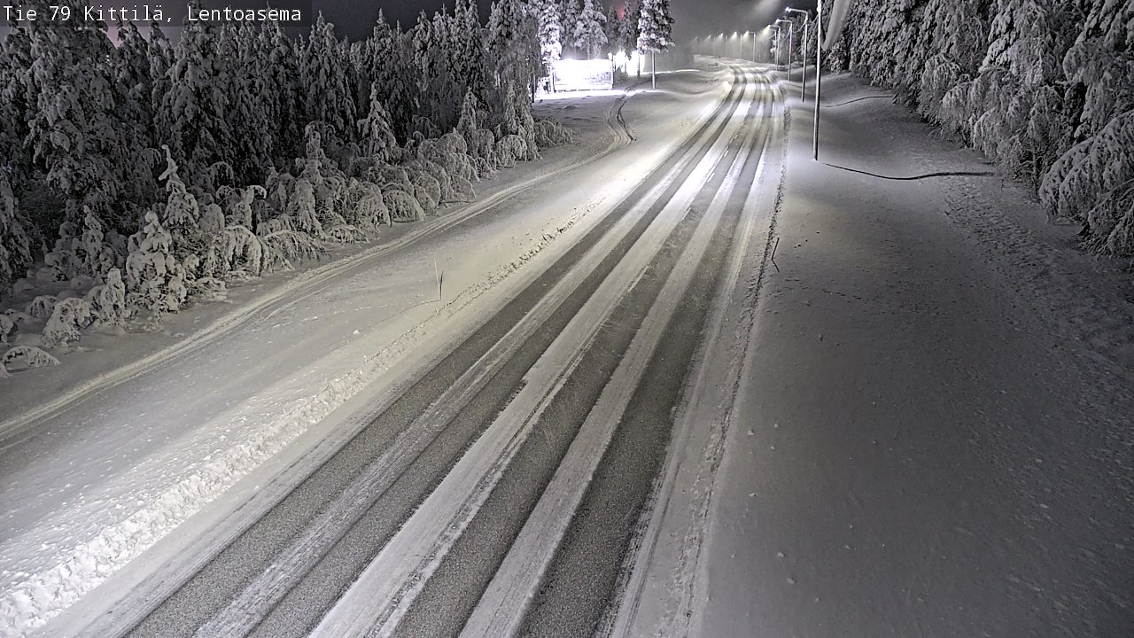 Kelikamerat Kuva Tie 79 Kittilä, Lentoasema, Kittilä, Lappi
