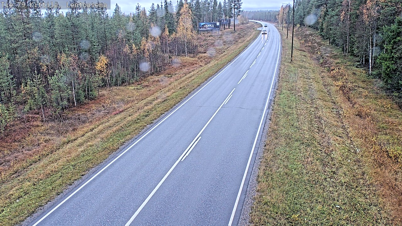 Weather Camera Image Road 79 Kittilä, Lentoasema, Kittilä, Lappi