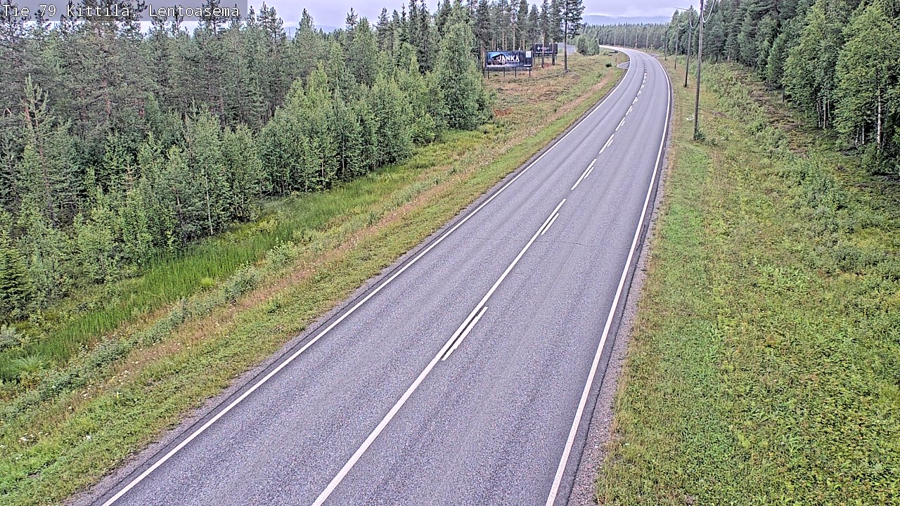 Kelikamerat Kuva Tie 79 Kittilä, Lentoasema, Kittilä, Lappi