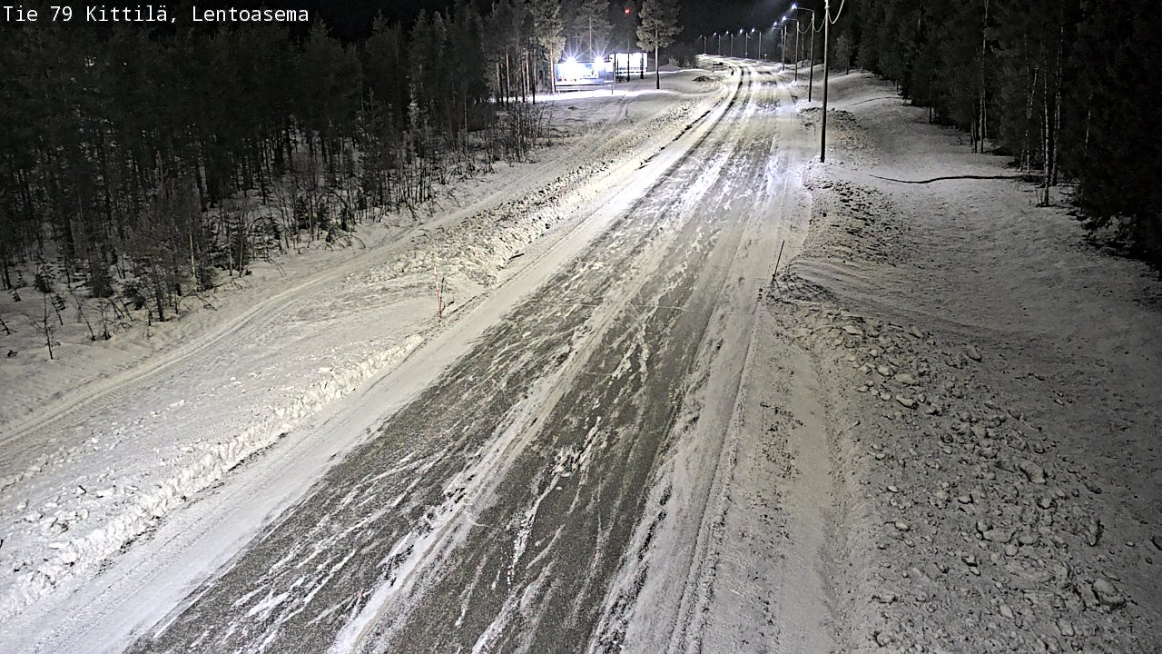 Kelikamerat Kuva Tie 79 Kittilä, Lentoasema, Kittilä, Lappi