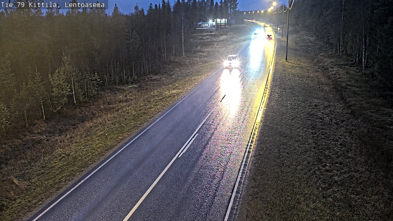 Kelikamerat Kuva Tie 79 Kittilä, Lentoasema, Kittilä, Lappi