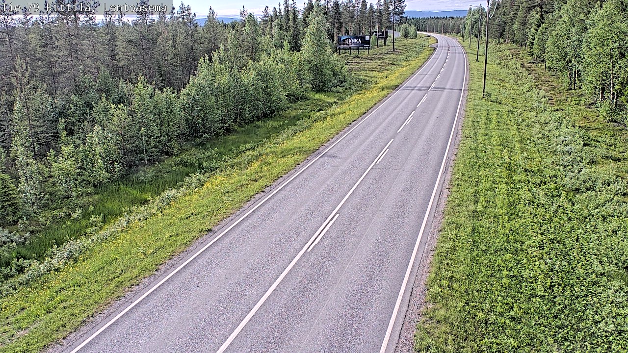 Kelikamerat Kuva Tie 79 Kittilä, Lentoasema, Kittilä, Lappi