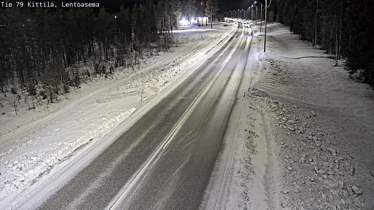 Kelikamerat Kuva Tie 79 Kittilä, Lentoasema, Kittilä, Lappi