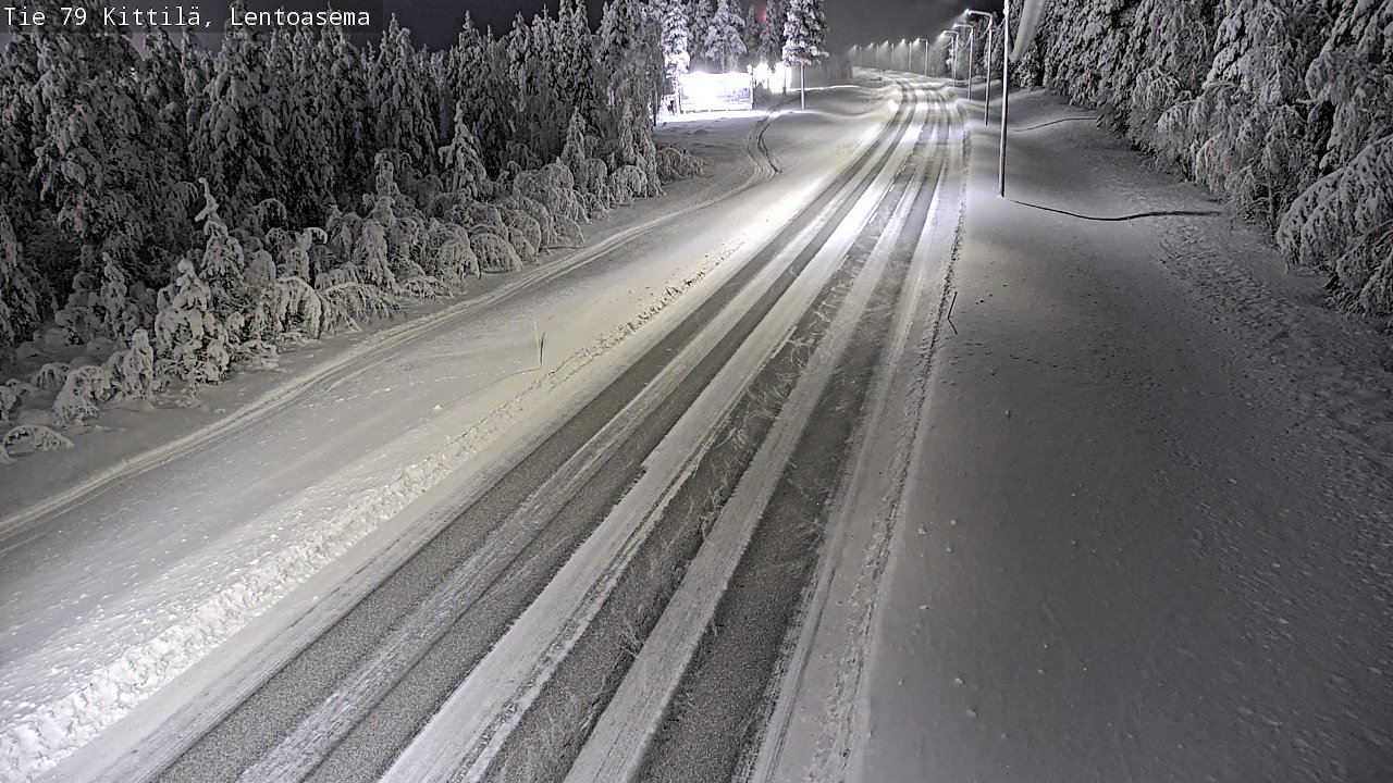 Kelikamerat Kuva Tie 79 Kittilä, Lentoasema, Kittilä, Lappi