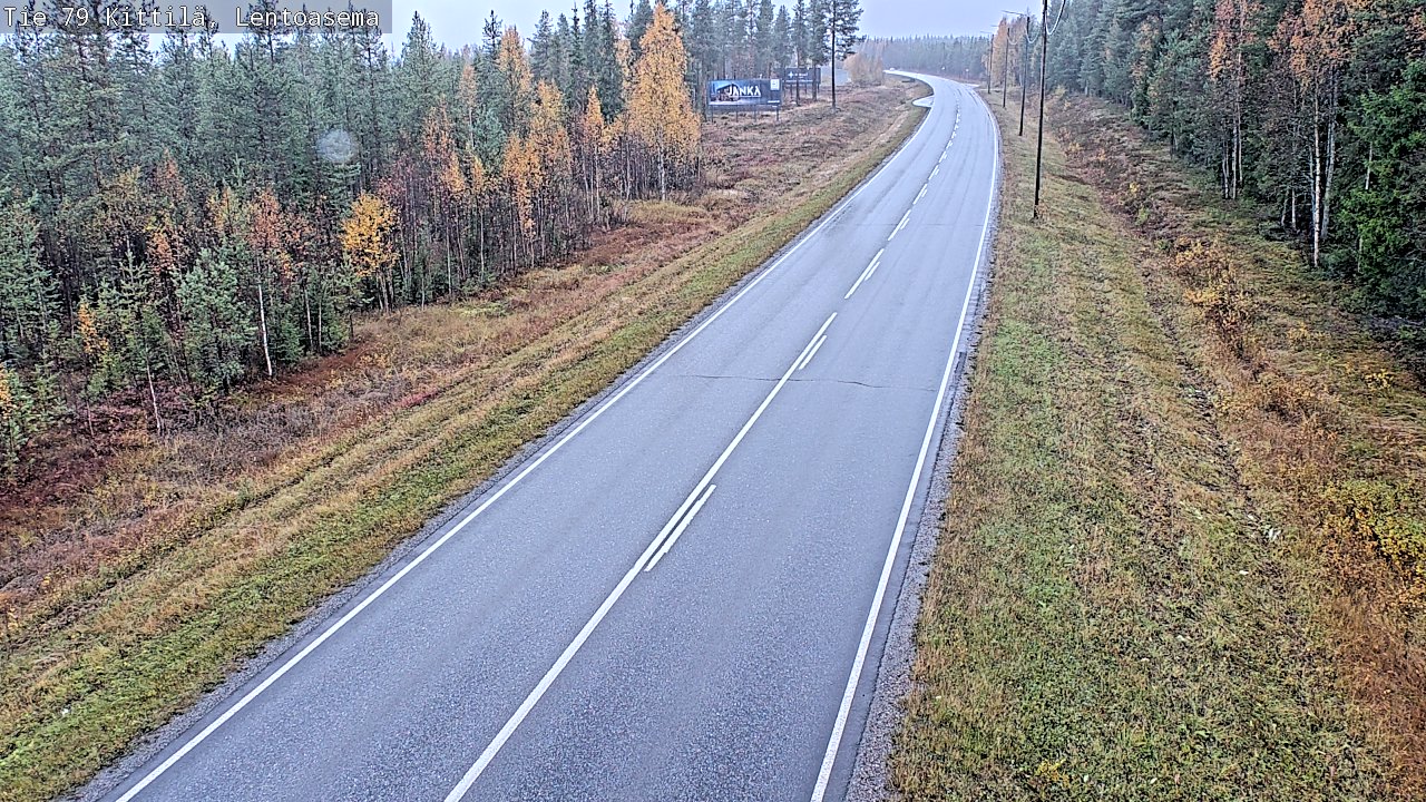 Kelikamerat Kuva Tie 79 Kittilä, Lentoasema, Kittilä, Lappi