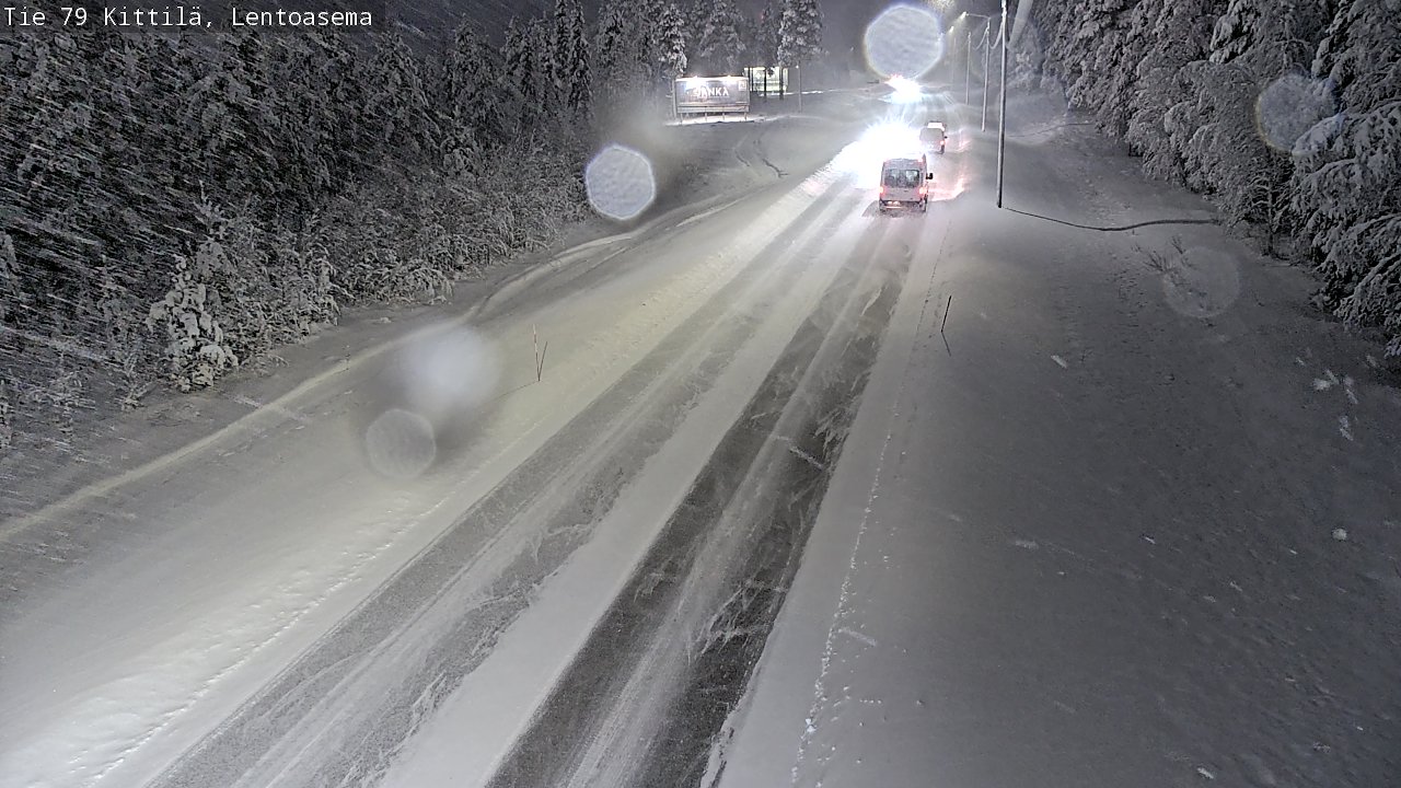 Weather Camera Image Road 79 Kittilä, Lentoasema, Kittilä, Lappi