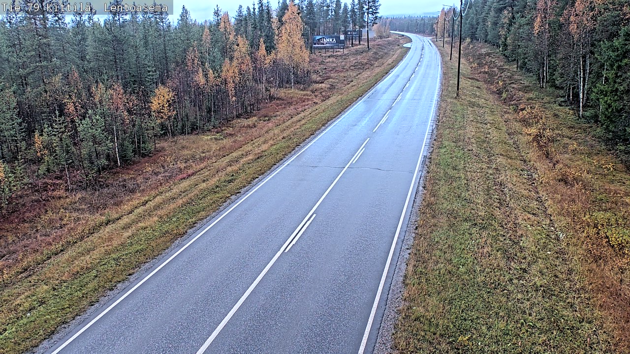Kelikamerat Kuva Tie 79 Kittilä, Lentoasema, Kittilä, Lappi