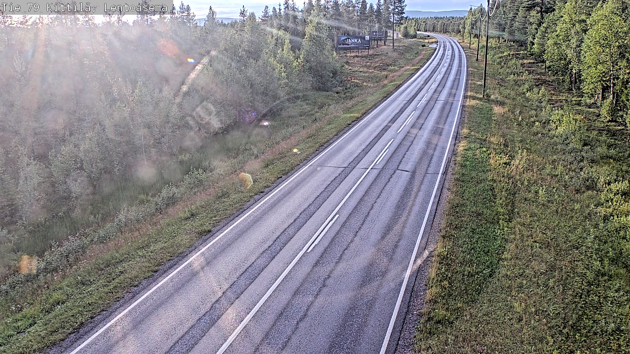 Kelikamerat Kuva Tie 79 Kittilä, Lentoasema, Kittilä, Lappi