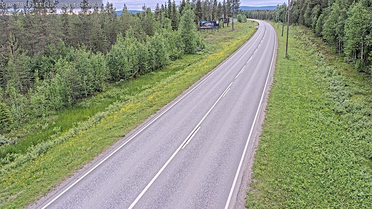 Kelikamerat Kuva Tie 79 Kittilä, Lentoasema, Kittilä, Lappi