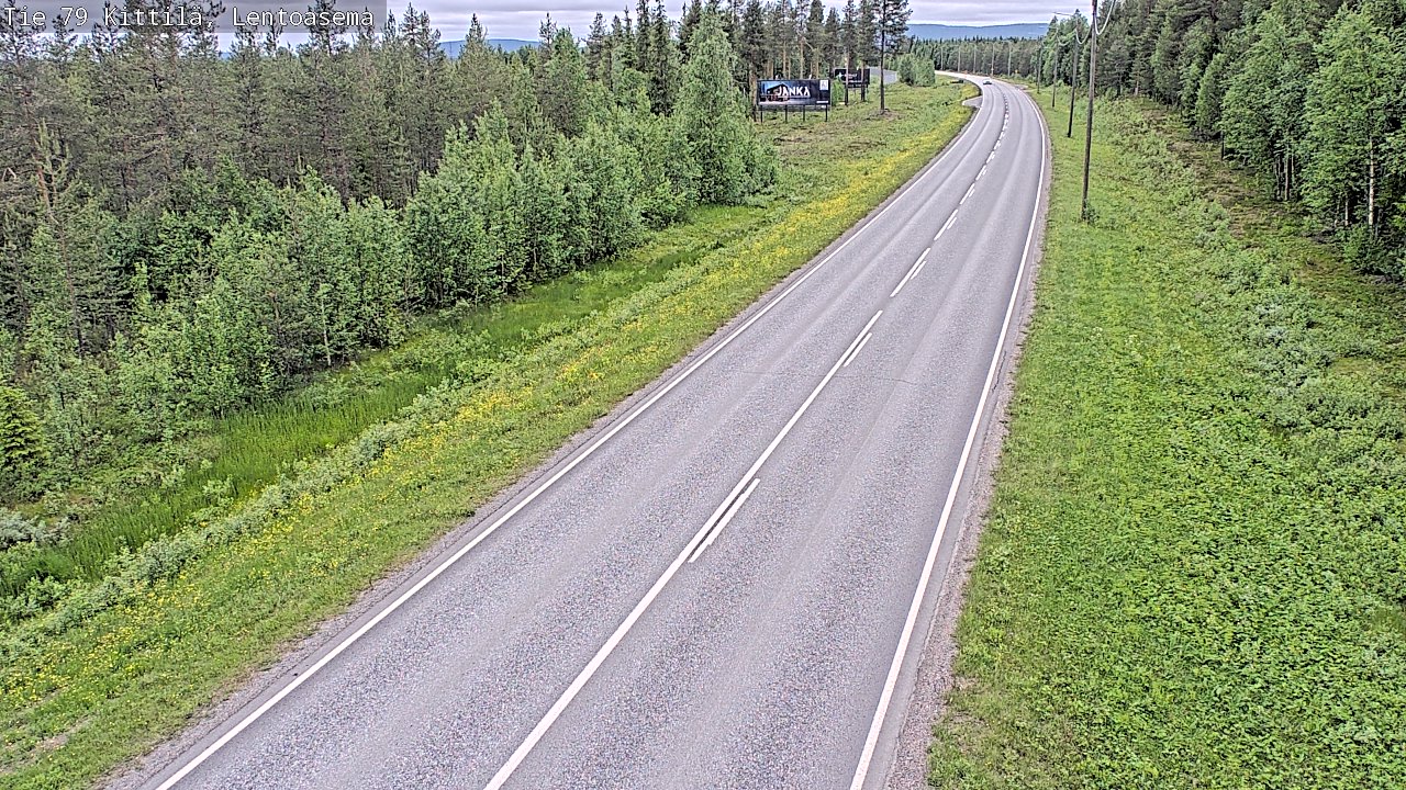 Kelikamerat Kuva Tie 79 Kittilä, Lentoasema, Kittilä, Lappi