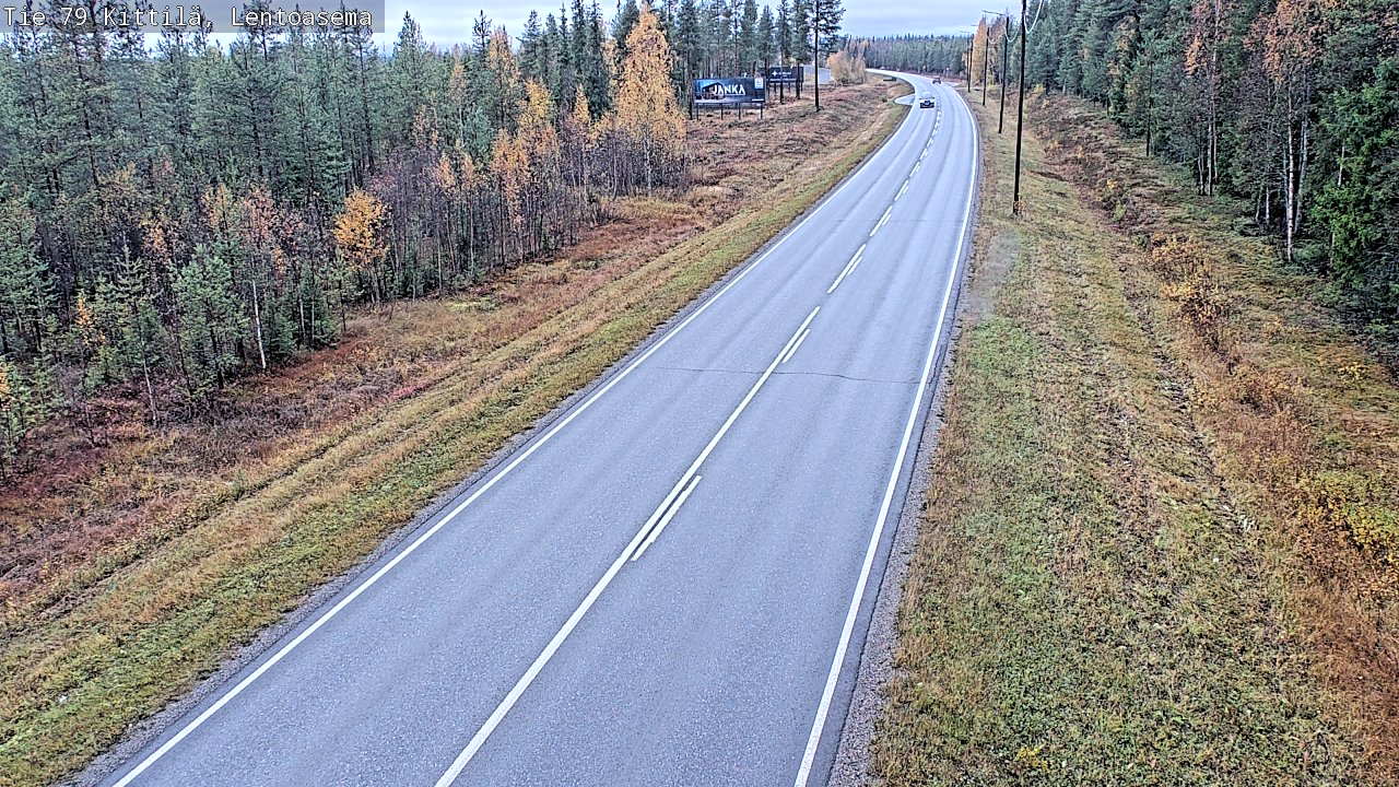 Weather Camera Image Road 79 Kittilä, Lentoasema, Kittilä, Lappi