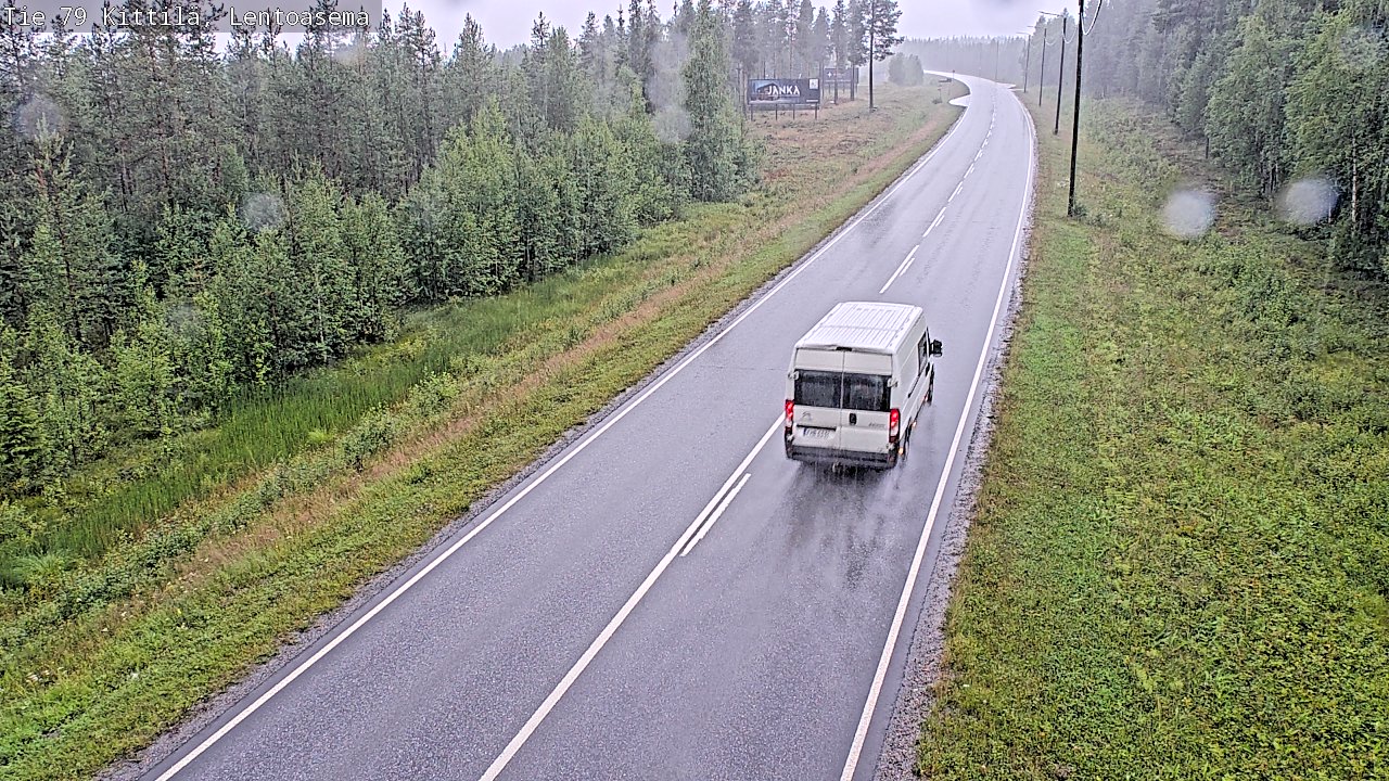 Kelikamerat Kuva Tie 79 Kittilä, Lentoasema, Kittilä, Lappi