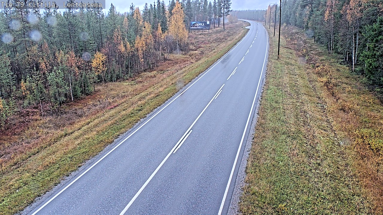 Kelikamerat Kuva Tie 79 Kittilä, Lentoasema, Kittilä, Lappi