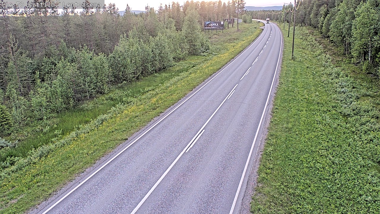 Kelikamerat Kuva Tie 79 Kittilä, Lentoasema, Kittilä, Lappi