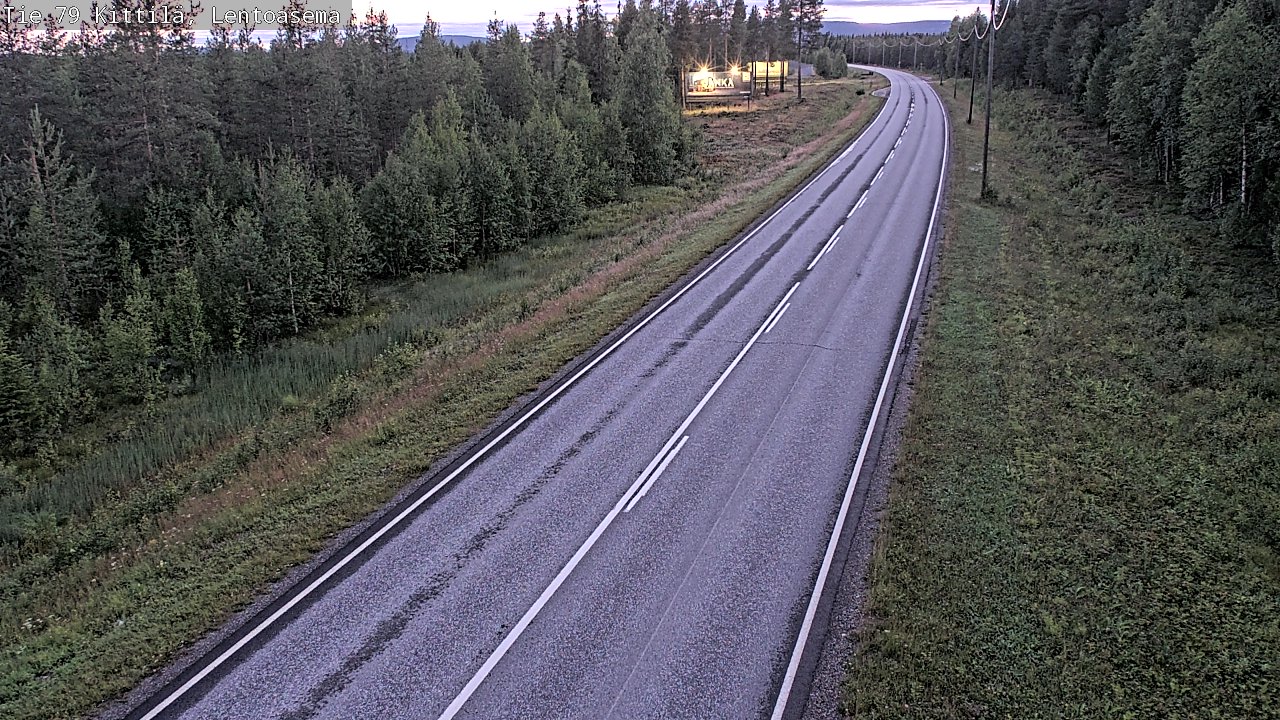 Kelikamerat Kuva Tie 79 Kittilä, Lentoasema, Kittilä, Lappi