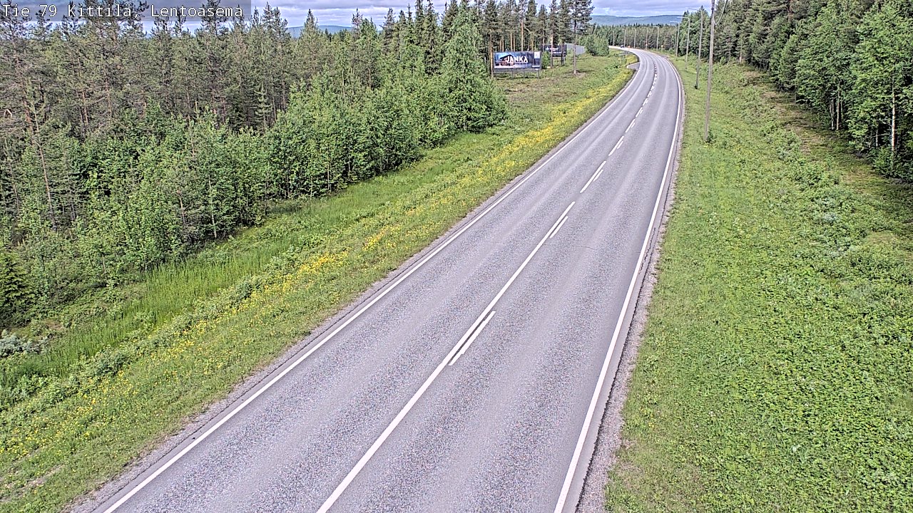 Kelikamerat Kuva Tie 79 Kittilä, Lentoasema, Kittilä, Lappi