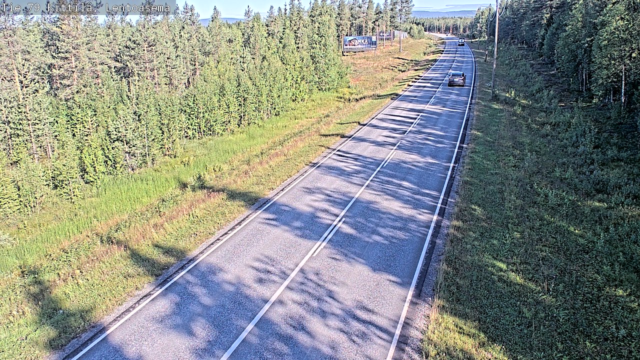 Weather Camera Image Road 79 Kittilä, Lentoasema, Kittilä, Lappi
