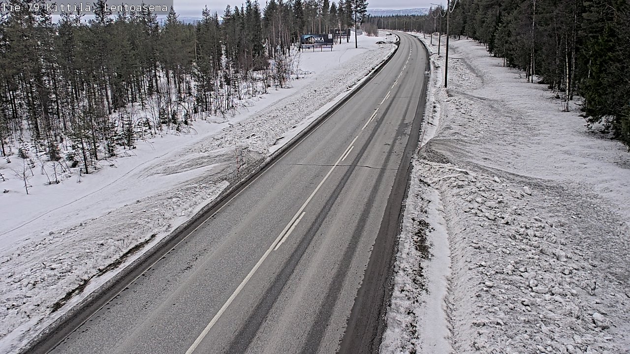 Kelikamerat Kuva Tie 79 Kittilä, Lentoasema, Kittilä, Lappi