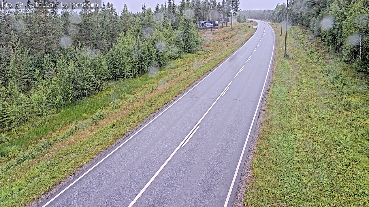 Kelikamerat Kuva Tie 79 Kittilä, Lentoasema, Kittilä, Lappi