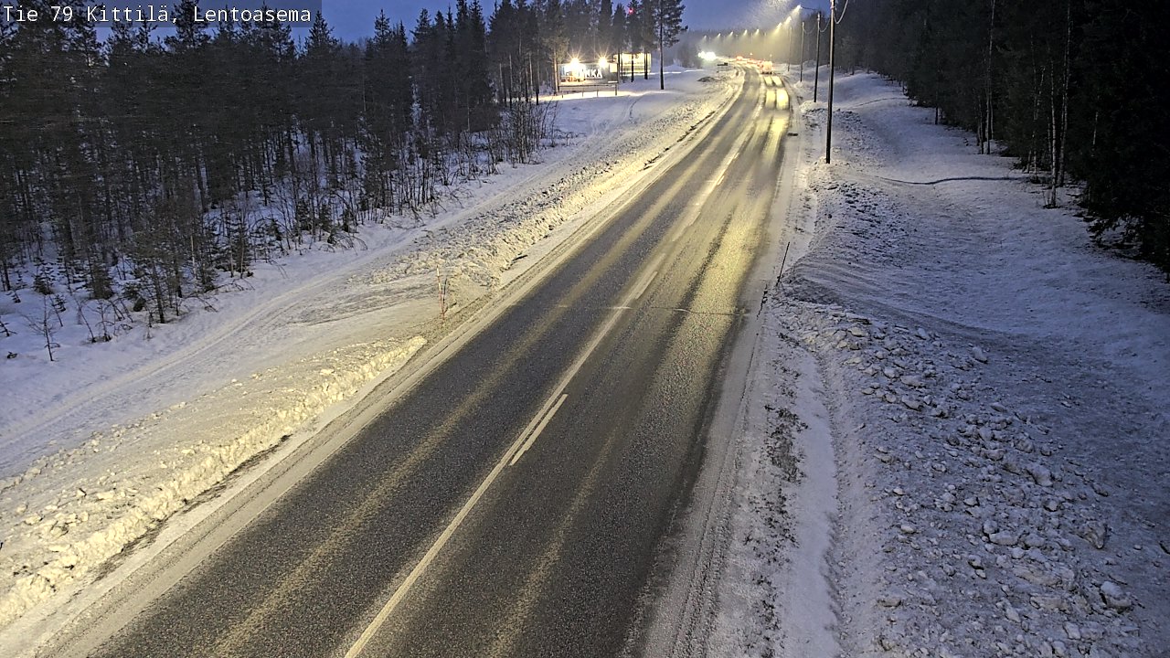 Kelikamerat Kuva Tie 79 Kittilä, Lentoasema, Kittilä, Lappi