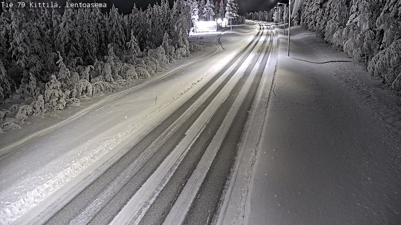 Kelikamerat Kuva Tie 79 Kittilä, Lentoasema, Kittilä, Lappi