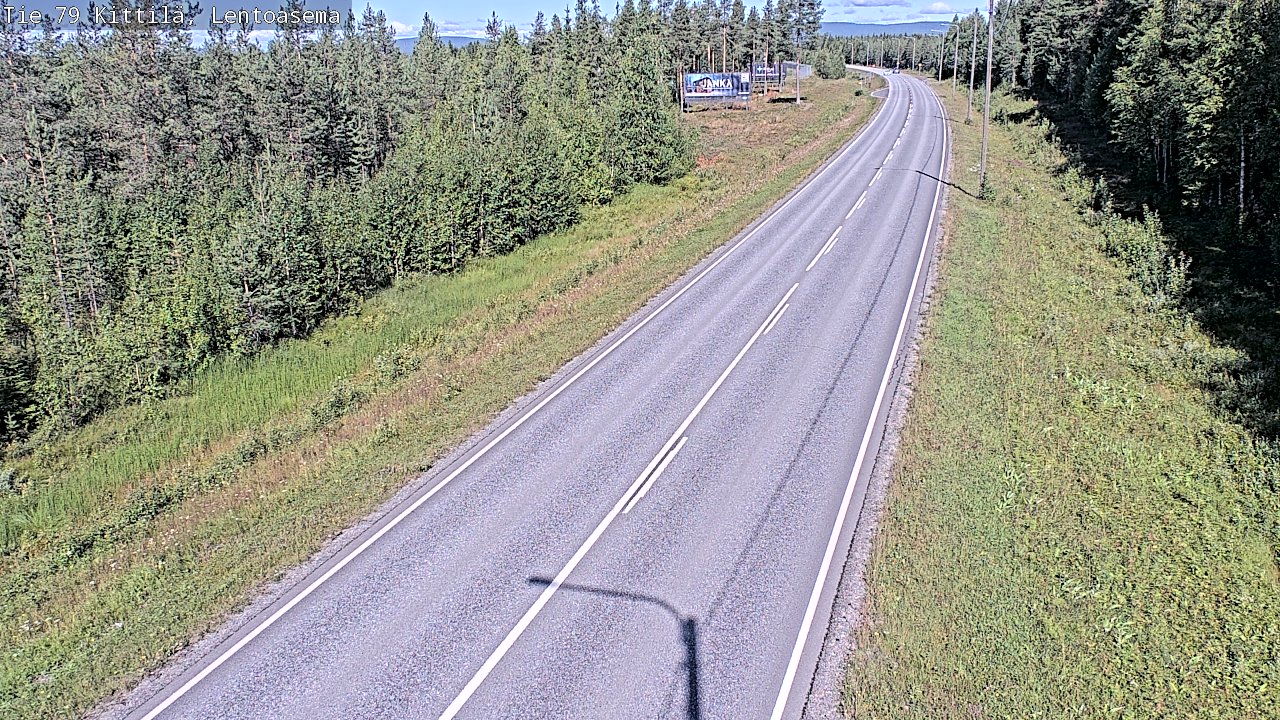 Weather Camera Image Road 79 Kittilä, Lentoasema, Kittilä, Lappi