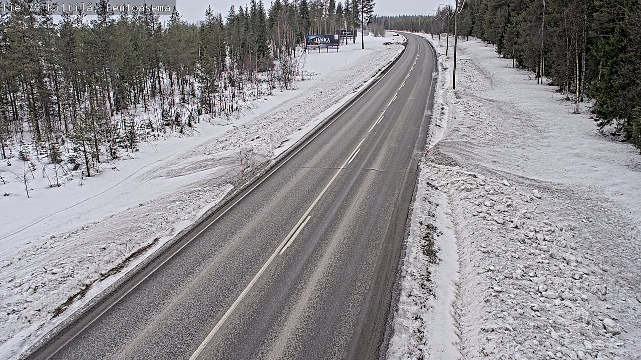 Kelikamerat Kuva Tie 79 Kittilä, Lentoasema, Kittilä, Lappi