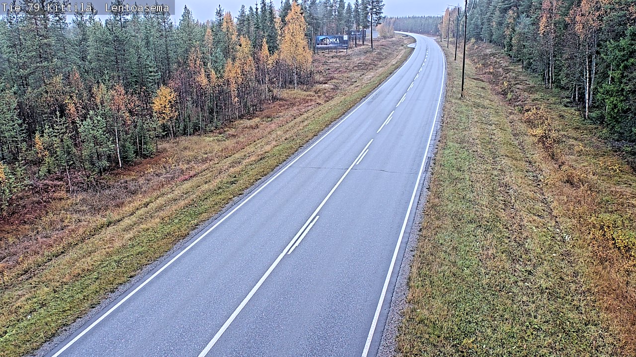 Kelikamerat Kuva Tie 79 Kittilä, Lentoasema, Kittilä, Lappi