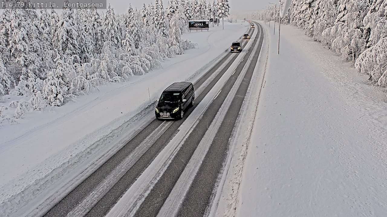 Kelikamerat Kuva Tie 79 Kittilä, Lentoasema, Kittilä, Lappi