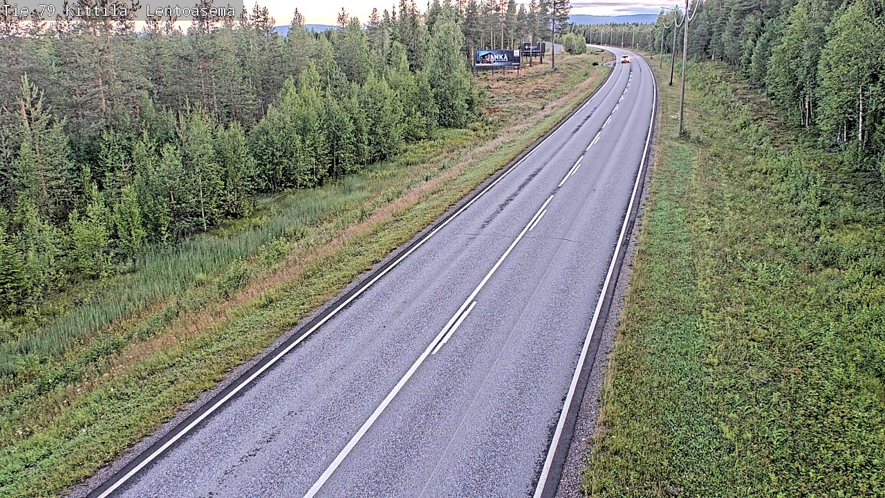 Kelikamerat Kuva Tie 79 Kittilä, Lentoasema, Kittilä, Lappi
